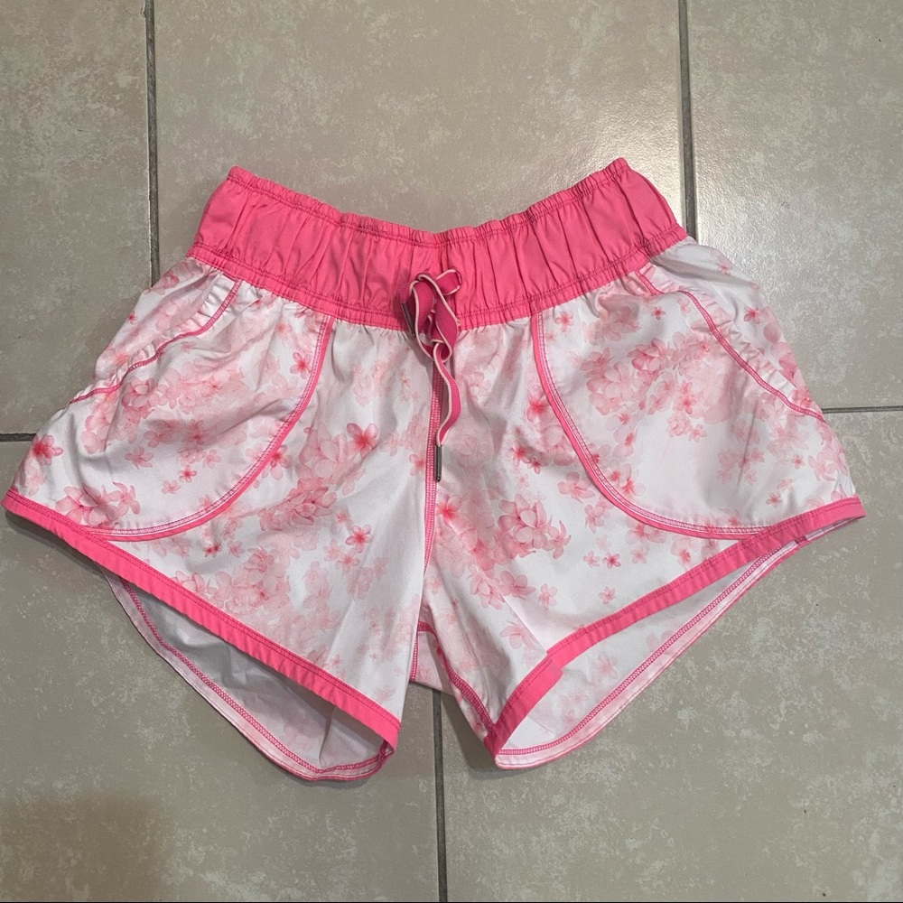 Lululemon Athletic Floral Shorts